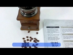 چاپ رنگارنگ بسته بندی قهوه ایستاده با زیپ برای چای دانه قهوه