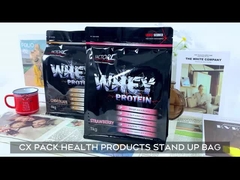 چاپ گاوشکاری با موانع ایستاده کیسه های لاستیک زپ برای محصولات بهداشتی