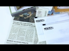 BOPP پوشاک بازپوشیدنی زیپ قفل زپ کیف با لوگو برای پوشاک