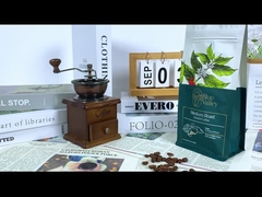 کیسه های قهوه با کف صاف با زیپ لاک سفارشی کیسه های قهوه با زیپ بلند 250g 500g 1kg