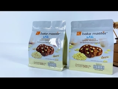 بسته بندی کف مسطح کوکی بسته بندی ایستاده شکلات تراشه سیپ بسته بندی مواد غذایی با