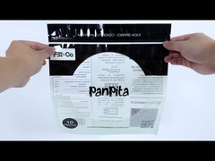 کوله های زپ پلاستیکی چاپ شده سفارشی کیسه بسته بندی مواد غذایی برای نودل پیتا پنکیک تاکو