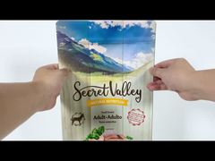 کیسه‌های ته صاف پلاستیکی 2 کیلوگرمی سفارشی کیسه‌های مرغ کیسه بسته‌بندی گوشت با زیپ