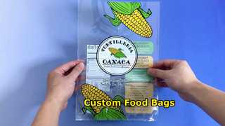 کیسه های مهر و موم شده درجه غذایی سفارشی برای آجیل آرد برنج