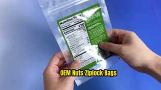 کیسه های زیپلاک سفارشی برای آجیل و میوه های خشک
