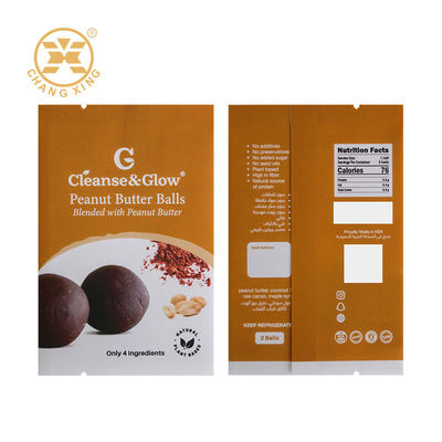 Custom Dried Food Pouch Coffee Bean Tea Bag Lemon Ball Packaging Bag Nuts Packing Bag