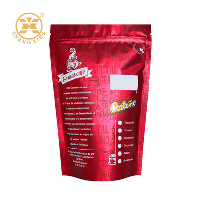 Stand-Up Pouch for Coffee Food Packaging Moisture-Proof Plastic Aluminum Foil Bag Heat Sealing Coffee Bags