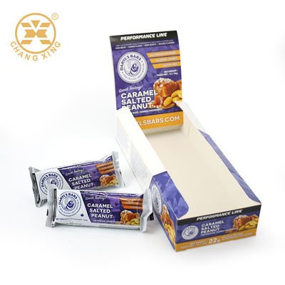 Custom Design Chocolate Bar Box with 250-350gsm Coated Paper for Eco-Friendly Display Packaging