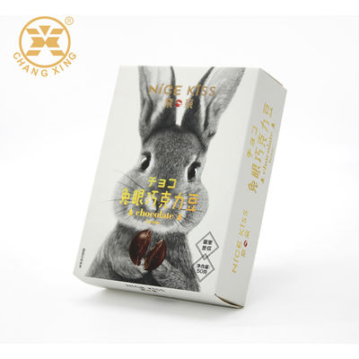 Custom Printed Rectangle Cardboard Packaging Box with CMYK+PMS Printing and Waterproof Coating for Food Packaging