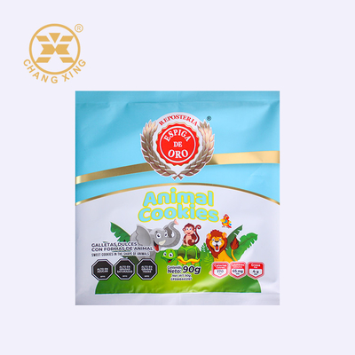 PET / AL / PE ضد رطوبت بیسکویت نانوایی بسته بندی رول فیلم OEM ODM