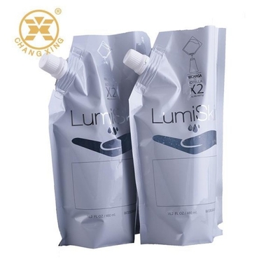 کیسه بسته بندی پودر شوینده گراور LDPE کیسه های ایستاده FDA برای مایعات با پنجره شفاف