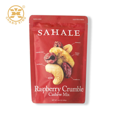 128 گرام 4 اونس 6 اونس کیسه های پلاستیکی فیلم رول آجیل کیسه بسته بندی مواد غذایی کیسه بسته بندی آجیل برای میان وعده