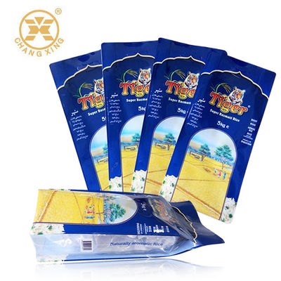 کیفیت کیسه بسته بندی برنج 10 کیلوگرمی لوگوی OEM 5KGS کیسه های بسته بندی برنج 10 کیلوگرمی کارخانه